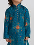 Boy's' Blue Kurta And Patiala Set