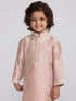 Boy's' Peach Kurta And Patiala Set