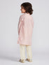 Boy's' Pink And Cream Kurta And Pyjama Set