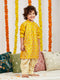 Boy's' Mustard Kurta And Patiala Set
