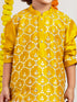 Boy's' Mustard Kurta And Patiala Set