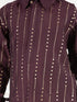 Boy's' Purple Kurta And Patiala Set