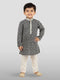 Boy's' Black Kurta And Pyjama Set