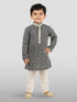 Boy's' Black Kurta And Pyjama Set