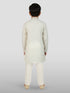 Boy's Off White Kurta And Pyjama Set