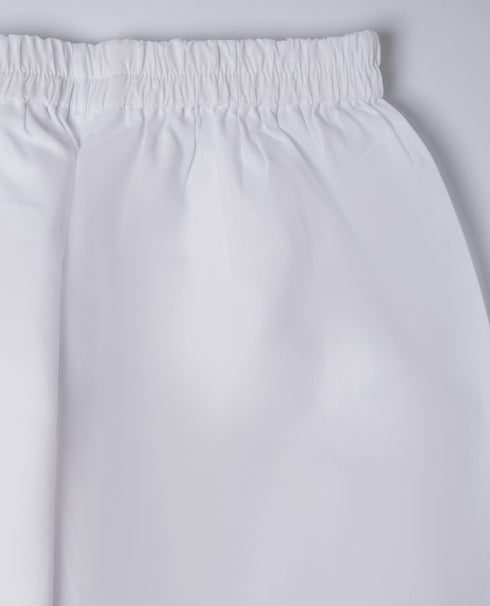 Boy's Green Kurta Pyjama Set With Kantha Work