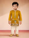 Boys Mustard Silk Kurta Pajama Set