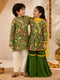 Boys Green Cotton Kurta Pajama Set