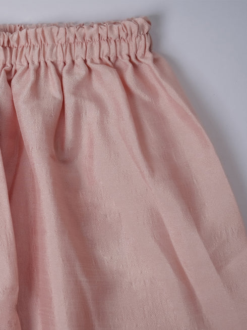 Boy's' Peach Kurta And Pyjama Set