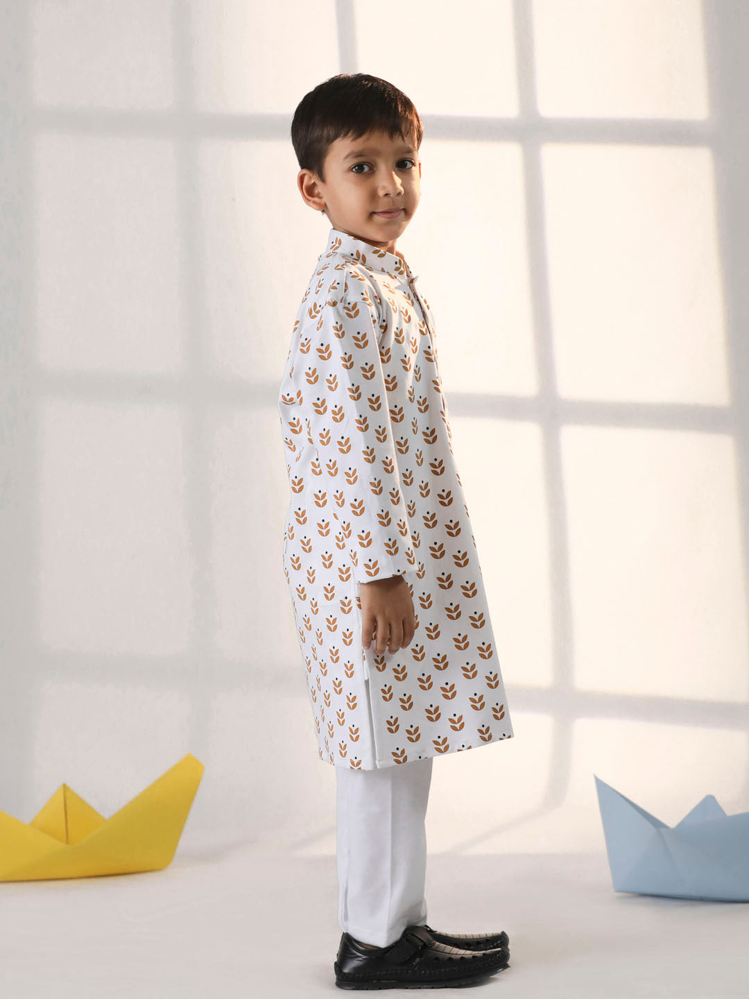 Boy's' White Kurta