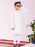 Boy's' White Kurta Pyjama Set