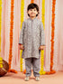 Boy's Yellow Kurta And Pyjama Set