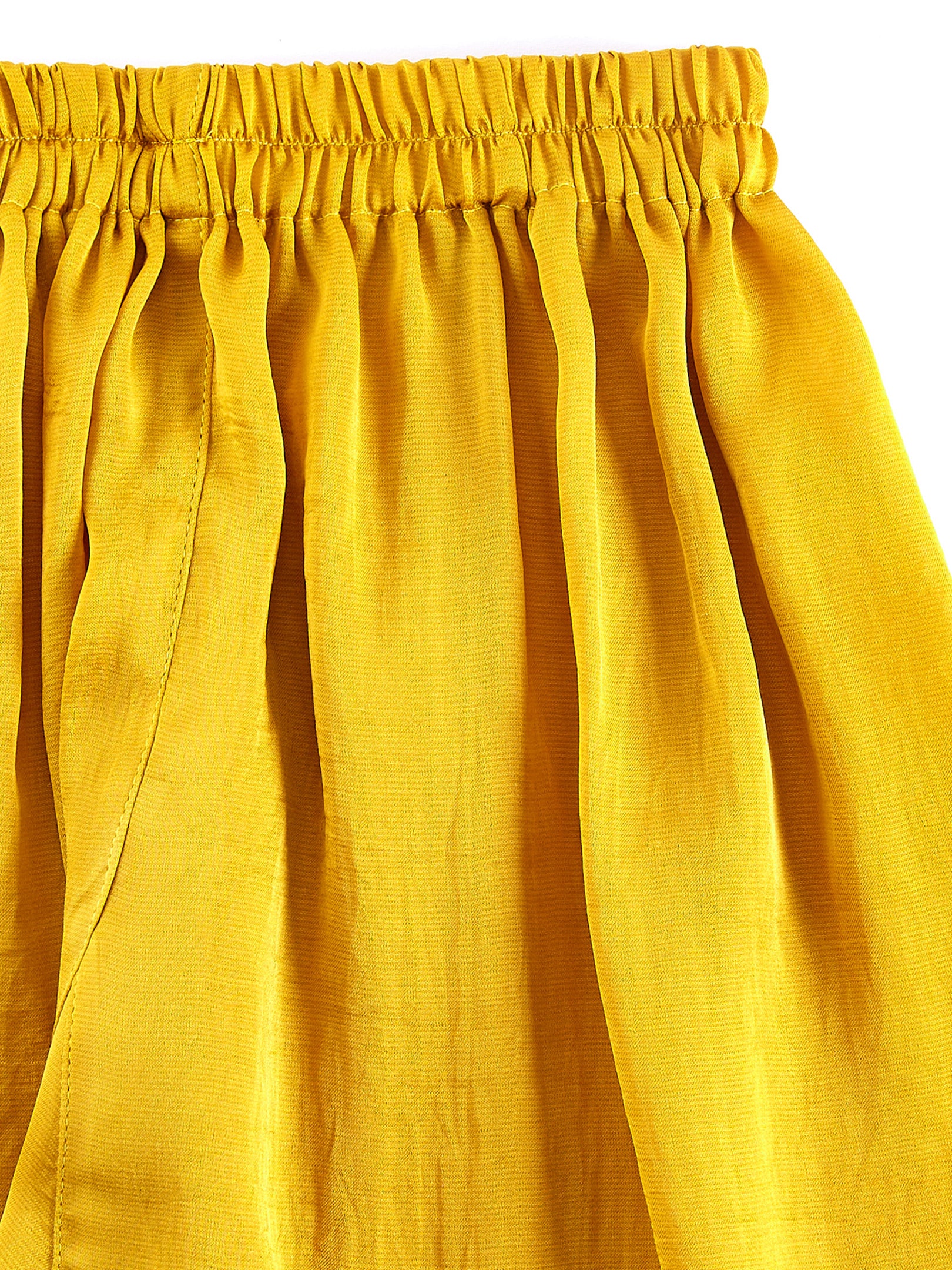 Boy's' Mustard Kurta And Pyjama Set