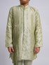 Boy's' Mint Green Kurta And Pyjama Set