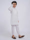 JBN Creation Boys' White Pure Cotton Kurta Pyjama Set