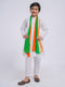 Jbn Creation Boy's' White Pure Cotton Kurta, Pyjama & Dupatta Set