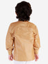 Boys' Rose Gold Silk Blend Long Sleeves Ethnic Shirt