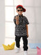 Boy's' Black Ethnic Shirt