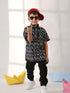 Boy's' Black Ethnic Shirt