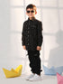 Boy's Black Ethnic Shirt