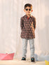 Boy's' Coffee Ethnic Shirt