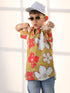 Boy's' Mustard Ethnic Shirt