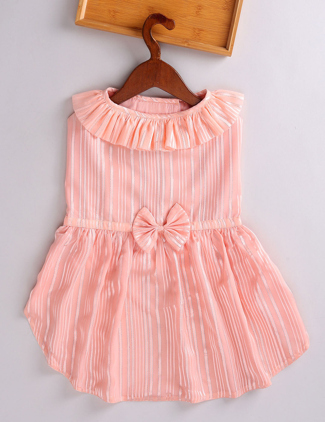 Dogs Lurex Stripe Dress