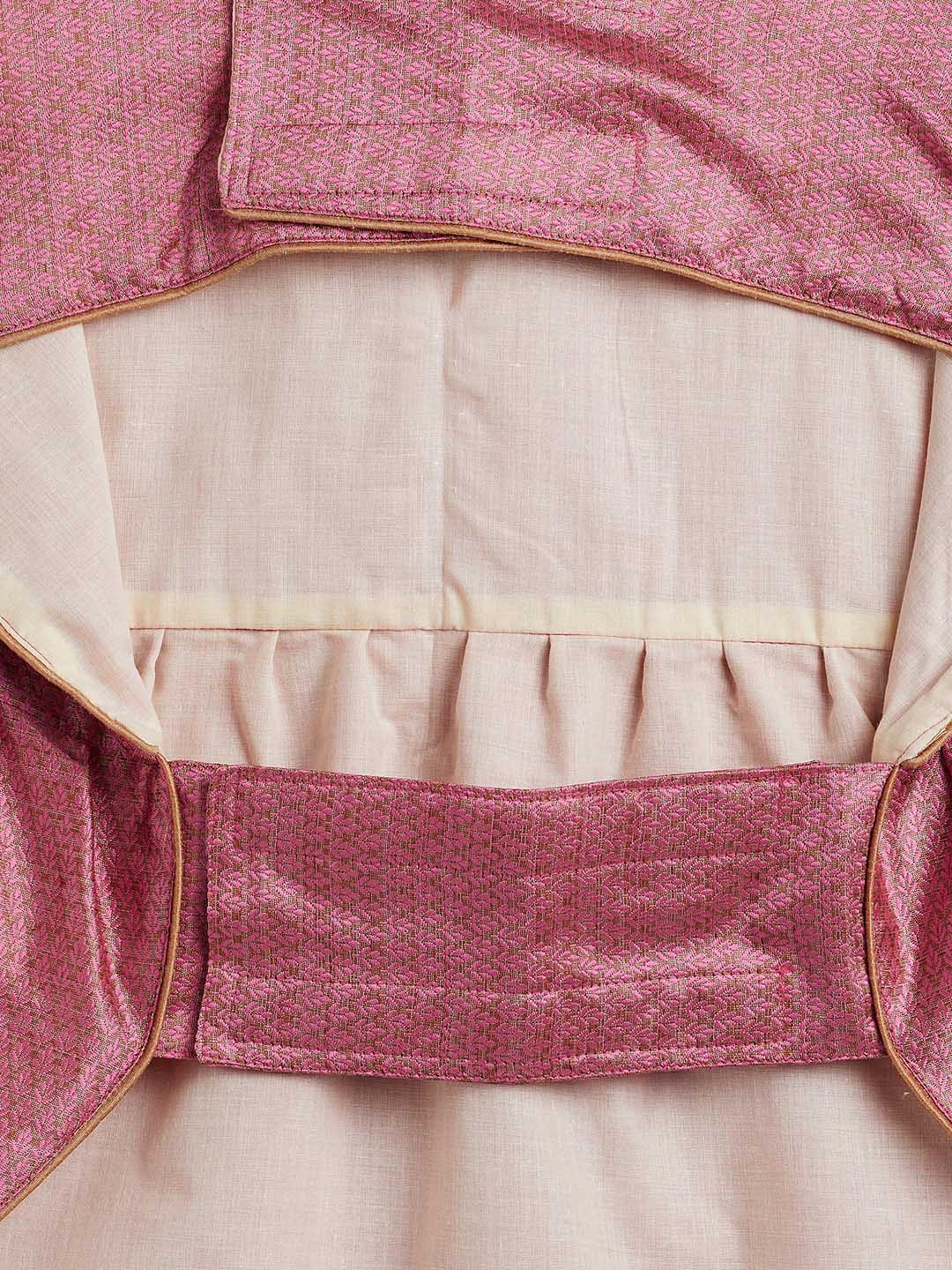 Dogs' Pink Woven Silk Blend Dress