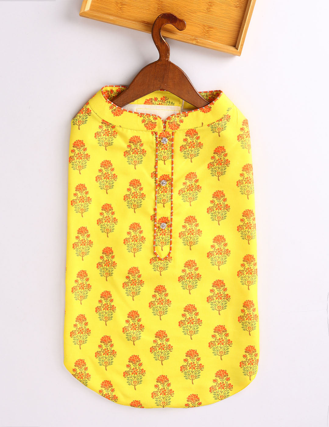 Dogs Allover Printed Rayon Sleeveless Kurta