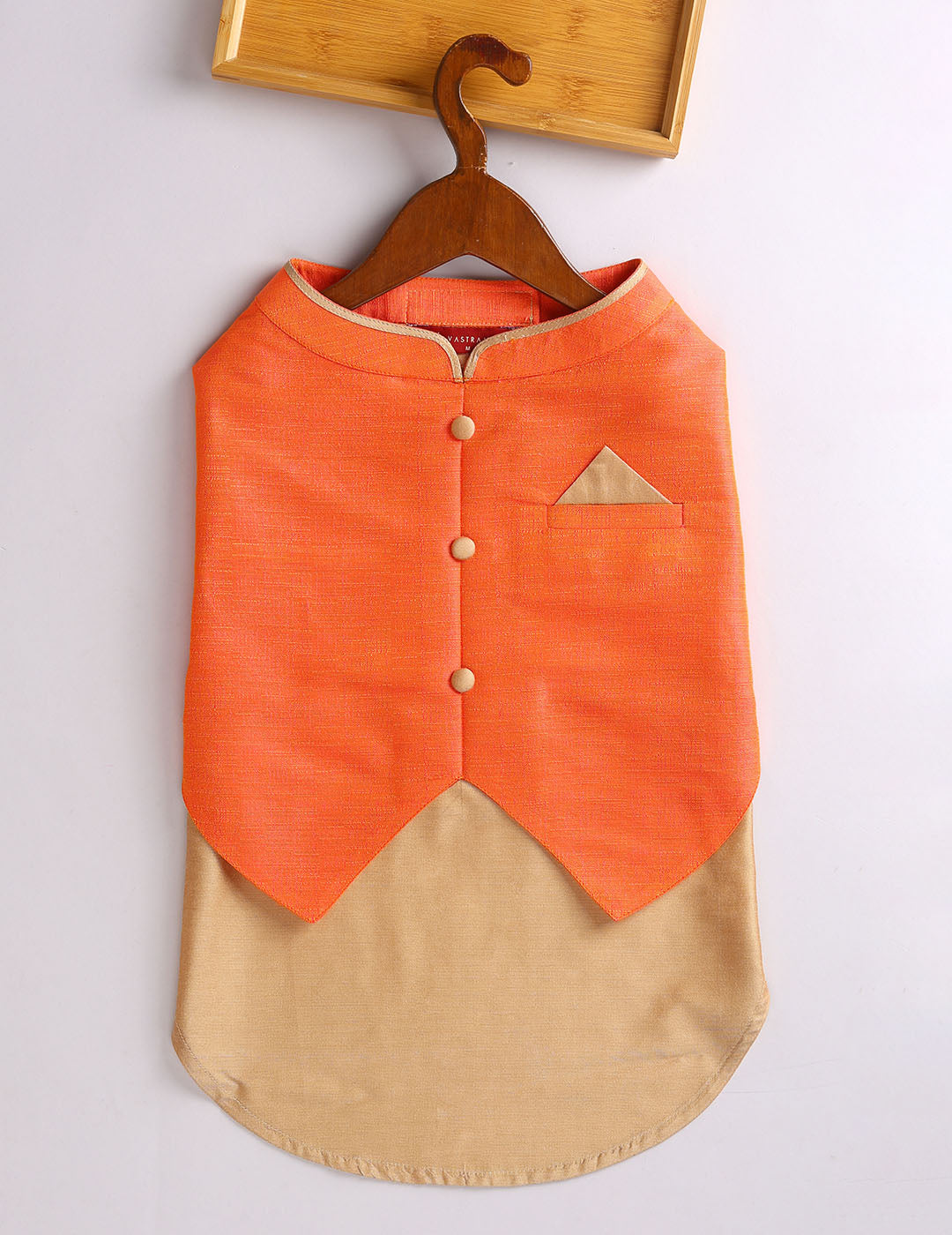 Dogs Solid Sleeveless Indo-Western