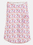 Dogs' White Abstract Printed Cotton Blend Ethnic Jacket