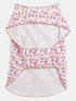 Dogs' White Abstract Printed Cotton Blend Ethnic Jacket