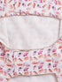 Dogs' White Abstract Printed Cotton Blend Ethnic Jacket