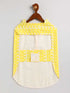 Dogs' Mustard Chikankari Pure Cotton Ethnic Kurta