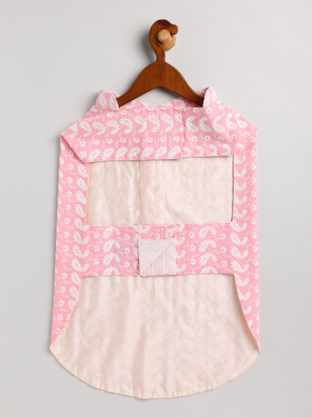 Dogs' Pink Chikankari Pure Cotton Ethnic Kurta