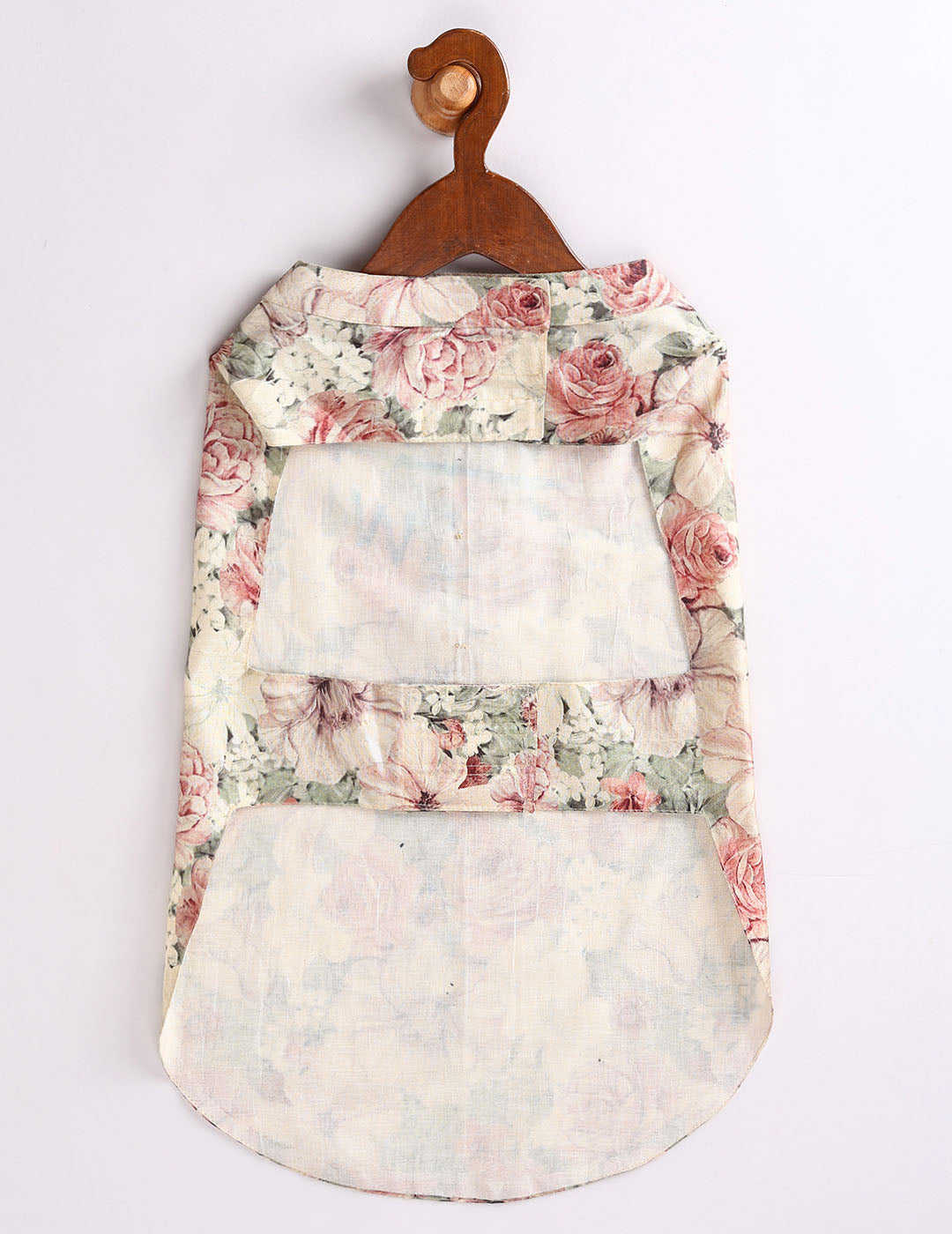 Dogs Allover Printed Silk Blend Ethnic Jacket