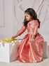Girl's' Red Anarkali