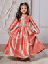Girl's' Red Anarkali