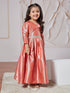 Girl's' Red Anarkali