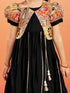 Girl's' Black Anarkali Set