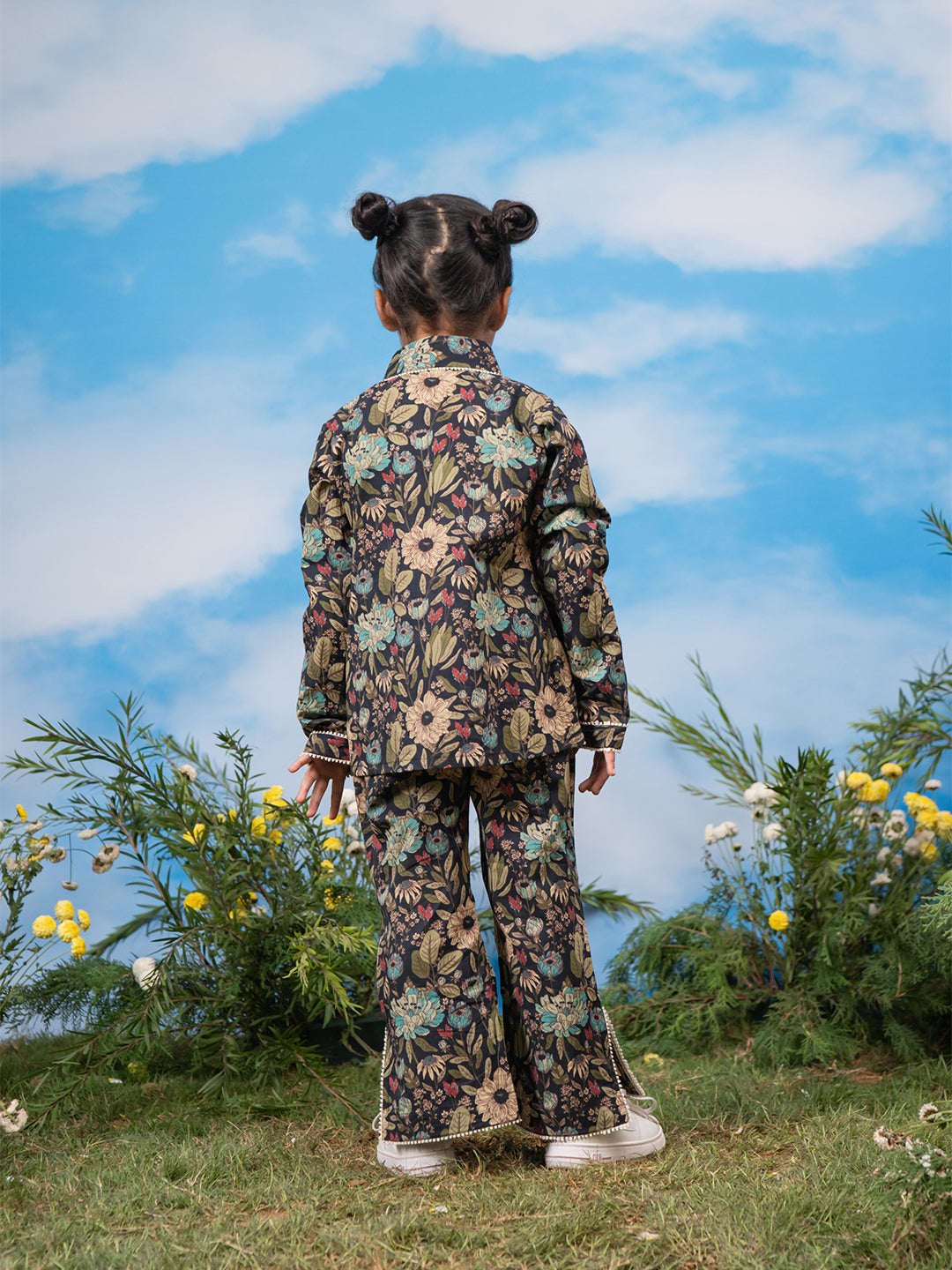 Girl's' Black Co-Ords