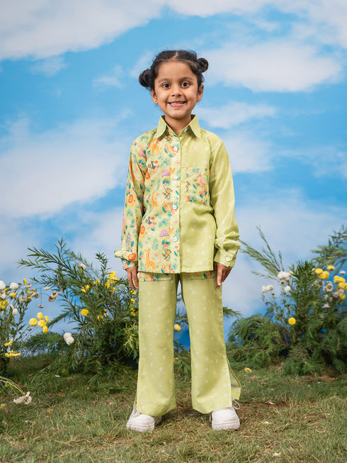 Girl's' Green Co-Ords