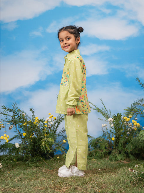 Girl's' Green Co-Ords