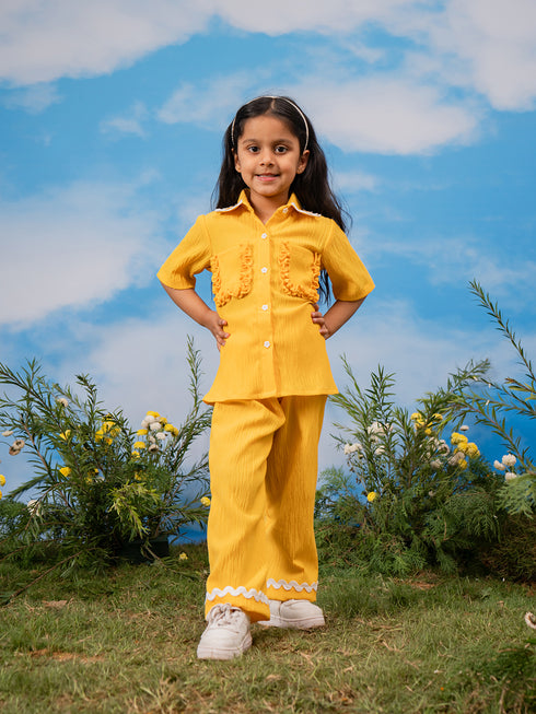 Girl's' Mustard Co-Ords