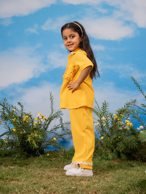 Girl's' Mustard Co-Ords