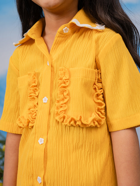 Girl's' Mustard Co-Ords