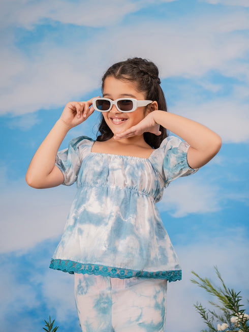 Girl's' Blue Co-Ords