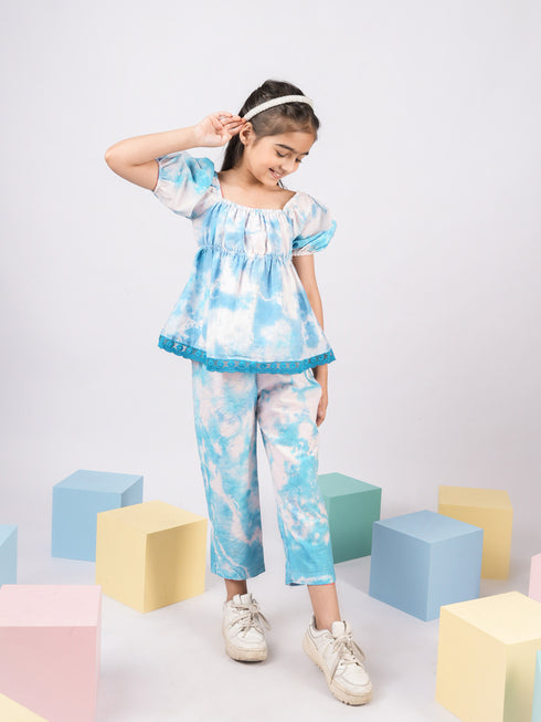 Girl's' Blue Co-Ords