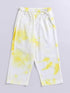 Girl's Yellow Cotton Cambric Clothing Set With Tie