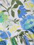 Blue Floral Cotton Dress For Girl's